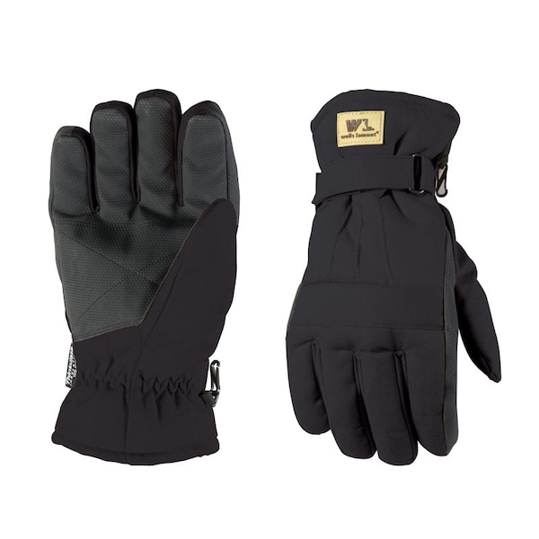 Wells Lamont Men's Outdoor Winter Gloves Black L 1 pk 1075LK - main